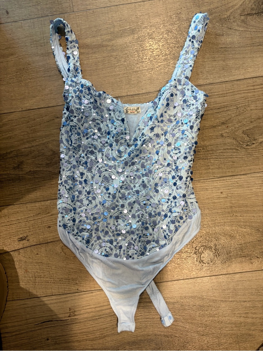Intimately free people: size small sequin Embellished bodysuit